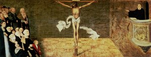 マーティンルターの説教、三連祭壇画の詳細、1547年（51406の詳細）